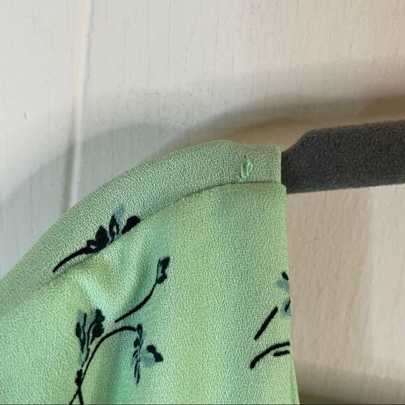 NWT - Leith Green Veranda Noral Floral Maxi Dress - Picture 5 of 9